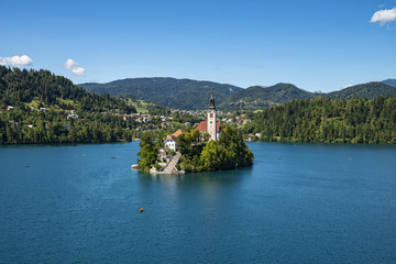 Fototapeta na wymiar Lago di Bled
