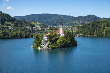Fototapeta na wymiar Lago di Bled