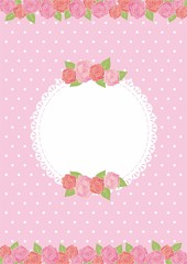 Wedding Card, Cute Background, Flower Frame