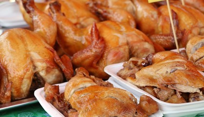 chicken at street food