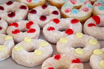 Donuts at street food