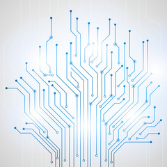 Abstract technological background. Structure square pattern backdrop-3