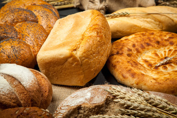 assorted bread and pastry