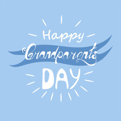 Naklejka na ściany i meble Happy Grandparents Day