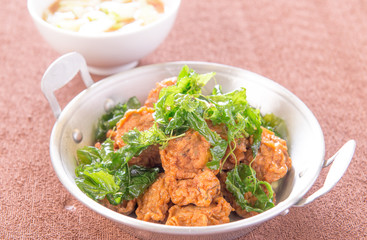 Thai fried fish-paste balls