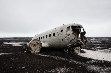 Airplane Wreck, Iceland