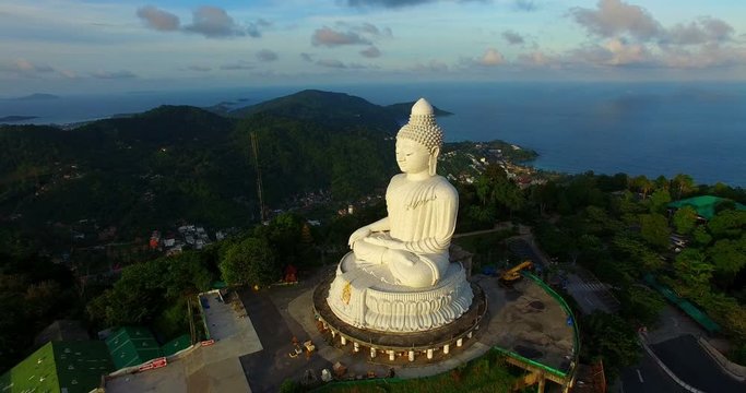 Phuket Big Buddha is one of the island most important and revered landmarks on the island.
big Buddha is on the top of high mountain can see around the Phuket island when you are there
