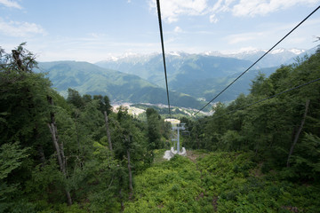 mountain cableway