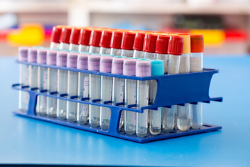 BERLIN, GERMANY - June 06, 2016: BD Vacutainer blood collection tubes