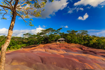 Chamarel - seven coloured earths on Mauritius island