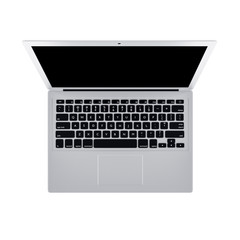 Fototapeta na wymiar laptop isolated on white background