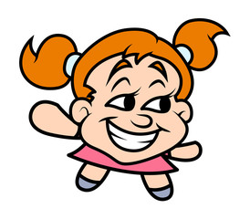 Cartoon Dwarf Girl