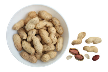 Peanut in shell in a bowl