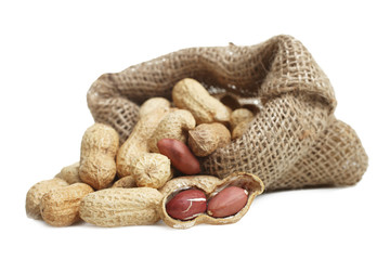 Peanut in shell in a bag