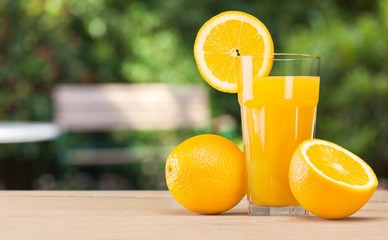 Fresh fruit juice.