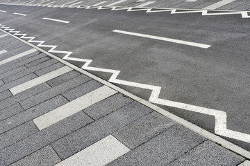 New asphalt road for bikes