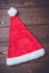 Obraz na płótnie Canvas Santa Claus red hat