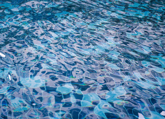 Background of rippled water in swimming pool (swimming, pool, wave)