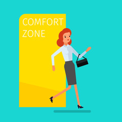 Concept of comfort zone.
