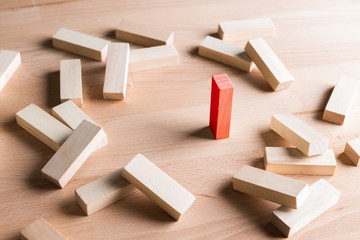 Business concept metaphor to able to survive