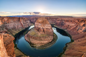 amazing sundown at horseshoe bend, arizona © jon_chica