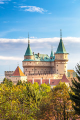 Fototapeta premium Medieval castle Bojnice, central Europe, Slovakia