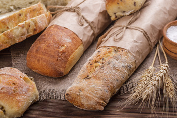 Fresh homemade bread