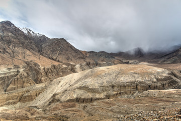 Big stone on the pass Khardungla
