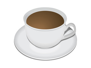 Cup for your logo and design Mock up Vector Template