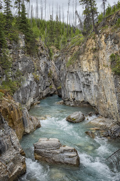 Water Rapids In Marble Canyon