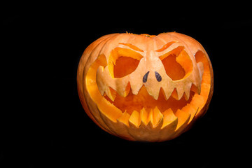 Halloween jack o lantern