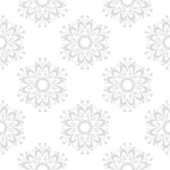 Seamless pattern with wallpaper ornaments