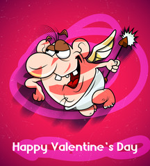 Funny Cupid Laughing