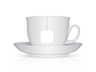 Mug with tea Mock Up 
