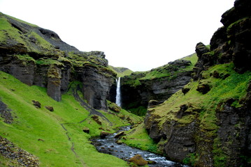 Iceland waterfall