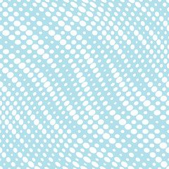 geometric dots halftone seamless vector pattern design
