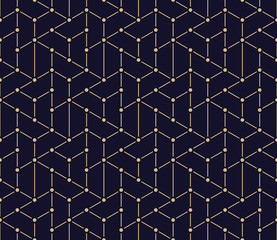 simple seamless geometric grid vector pattern