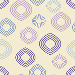 Ethnic boho seamless pattern. Scribble texture. Retro motif. Textile rapport.