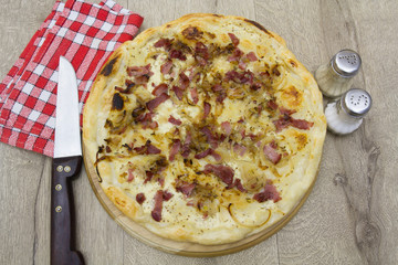tarte aux oignons