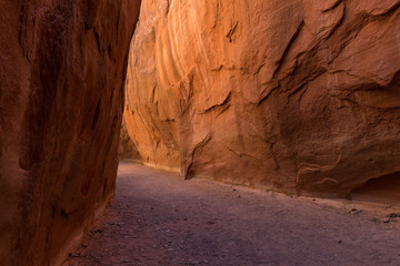 Dry Fork Slot Canyon in Utah