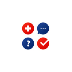 Medical analysis, annual check up, health insurance concept, hospital treatment