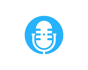 Obraz premium Podcast Icon Logo Design Element
