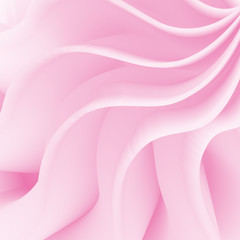 Vector illustration of pink twisted marshmallow, zephyr, cupcake top or sweet cream background - 171294316