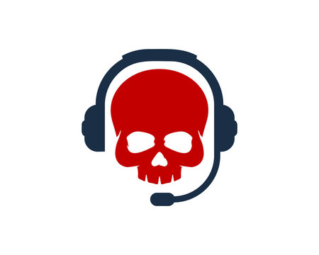 Podcast Dead Icon Logo Design Element