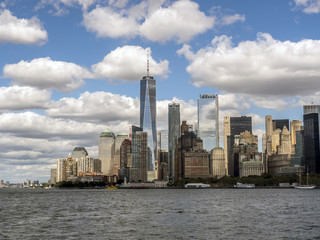 Fototapeta na wymiar Lower Manhattan in New York City
