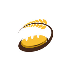 bakery wheat food logo