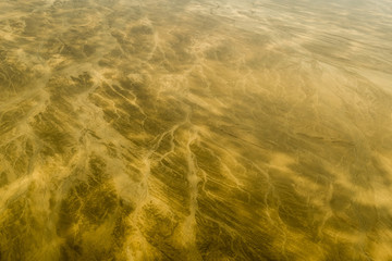 The dry river bed patterns in the desert, Namibia.