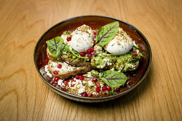 poached egg breakfast