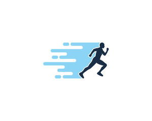 Fast Run Icon Logo Design Element