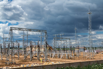 Construction of power station